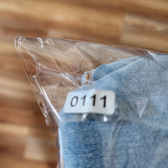 Eileen Fisher Jeans 8 Blue Raw Step Hem Ankle Organic Cotton Stretch - Picture 11 of 11